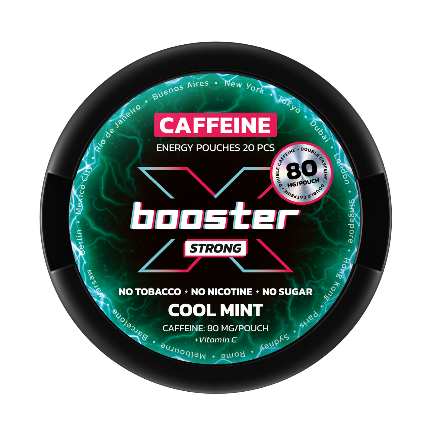 X-BOOSTER ENERGY PADS 80MG (1 УПАКОВКА / 20 ПОСУД)