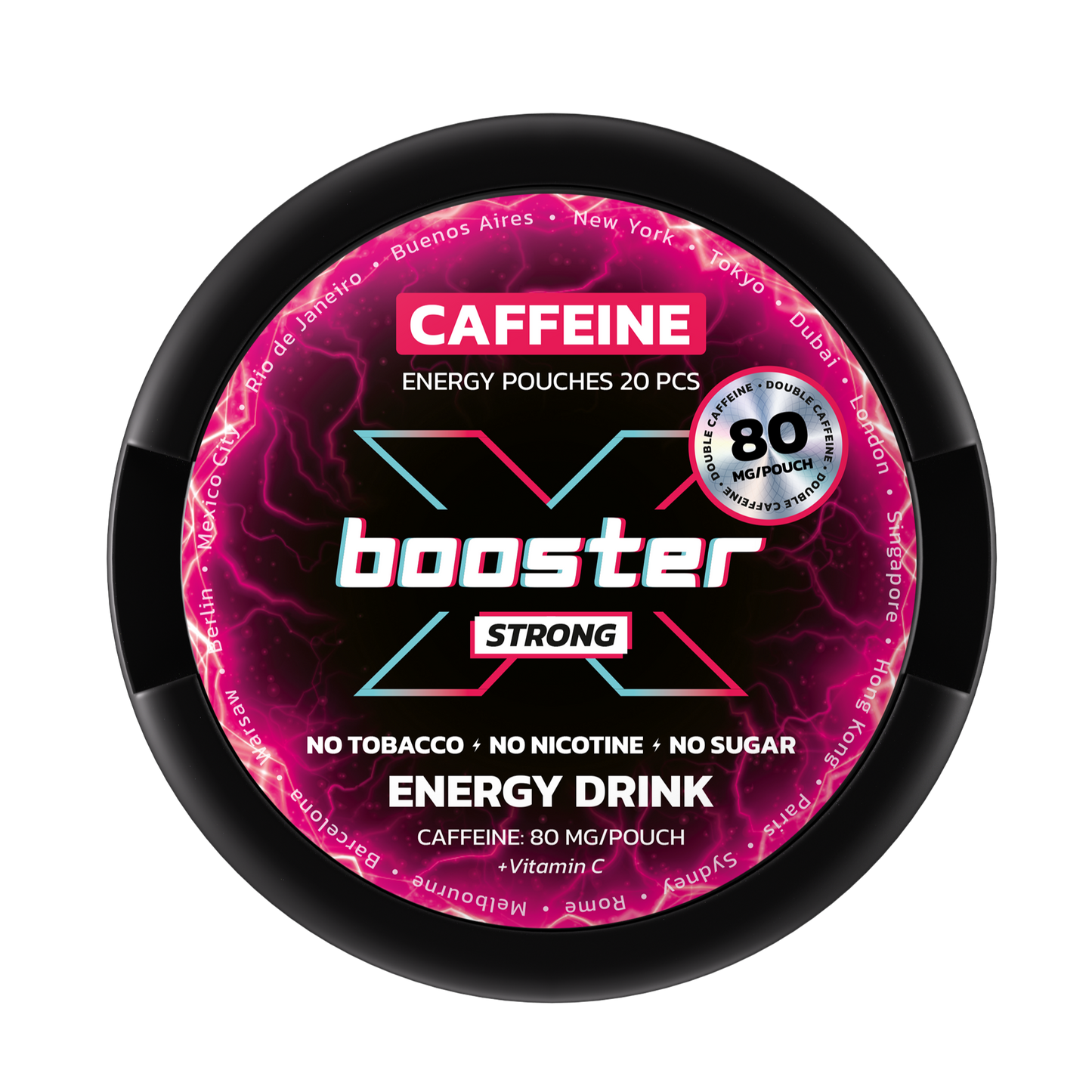 X-BOOSTER ENERGY PADS 80MG (1 УПАКОВКА / 20 ПОСУД)