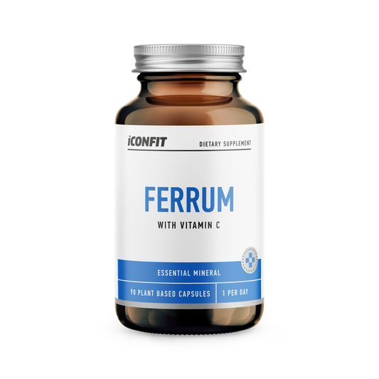 ICONFIT Железо Ferrum 20 мг + Витамин C 1000 мг (90 капсул)