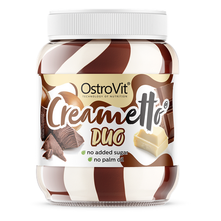 OstroVit Creametto DUO 350 g milk and hazelnuts